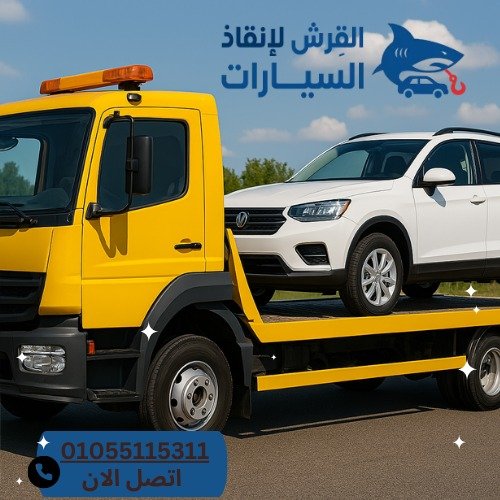 إنقاذ سيارات بطريق السخنة